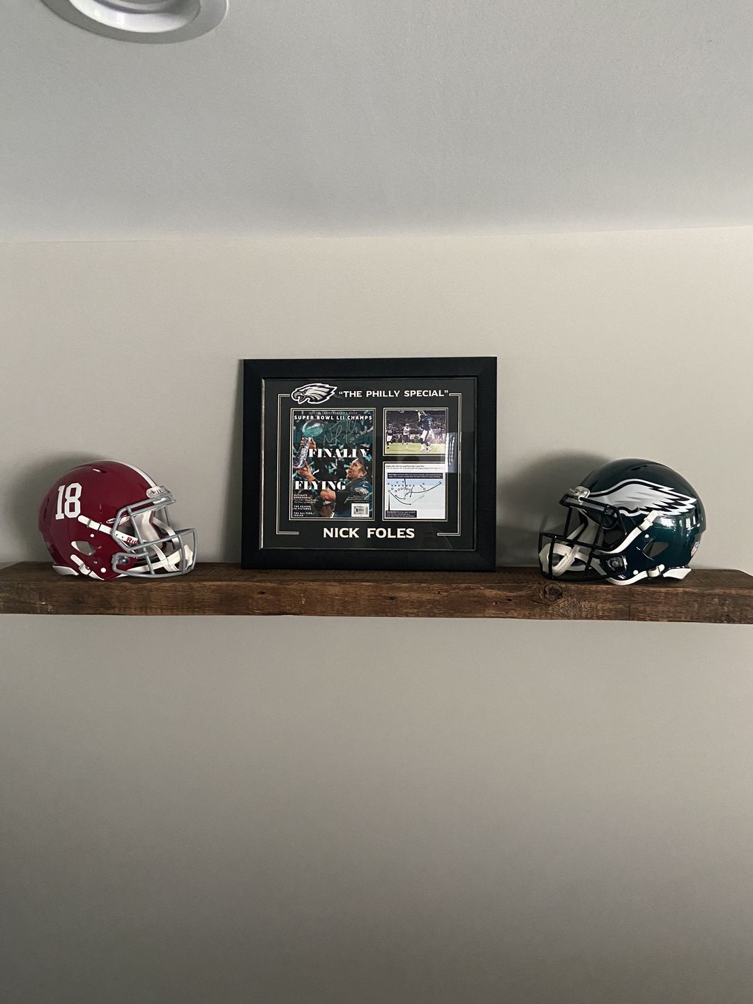 Customer photo review of Philadelphia Eagles Riddell Speed Authentic Football Helmet