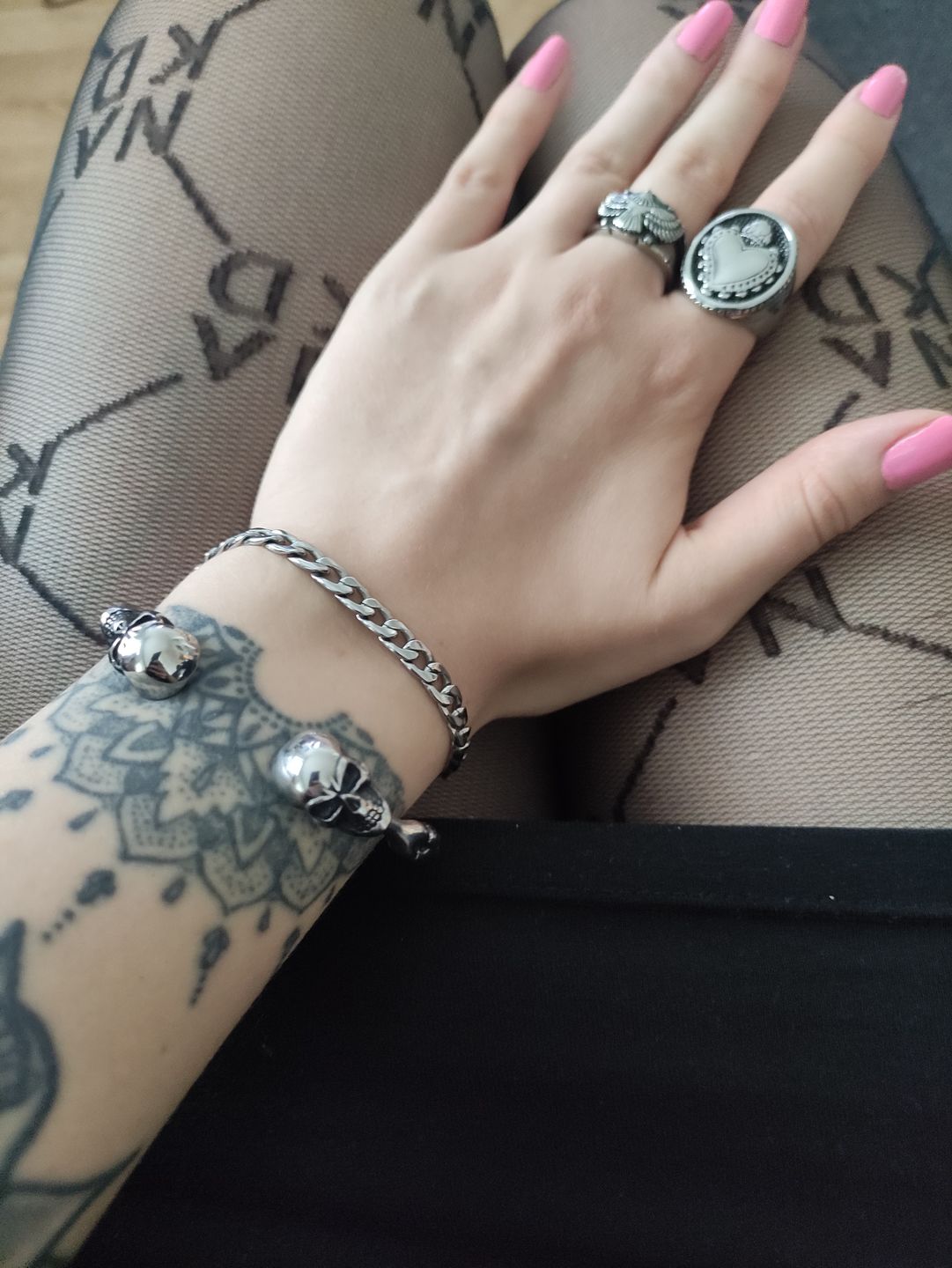 Customer photo review of SKULLED. - BRACELET