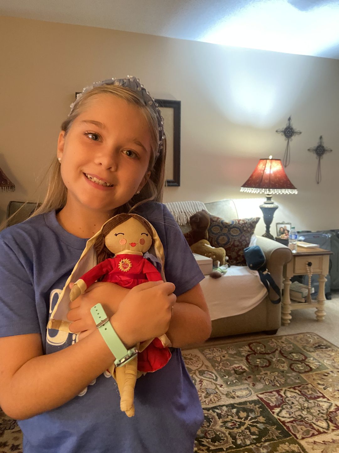 Customer photo review of Immaculate Heart of Mary Rag Doll