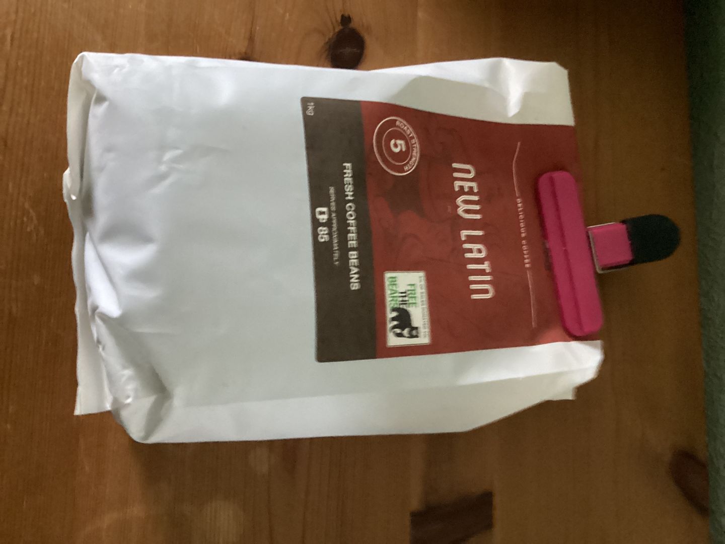 Customer photo review of Dark Roast Coffee, Strength 5 | New Latin