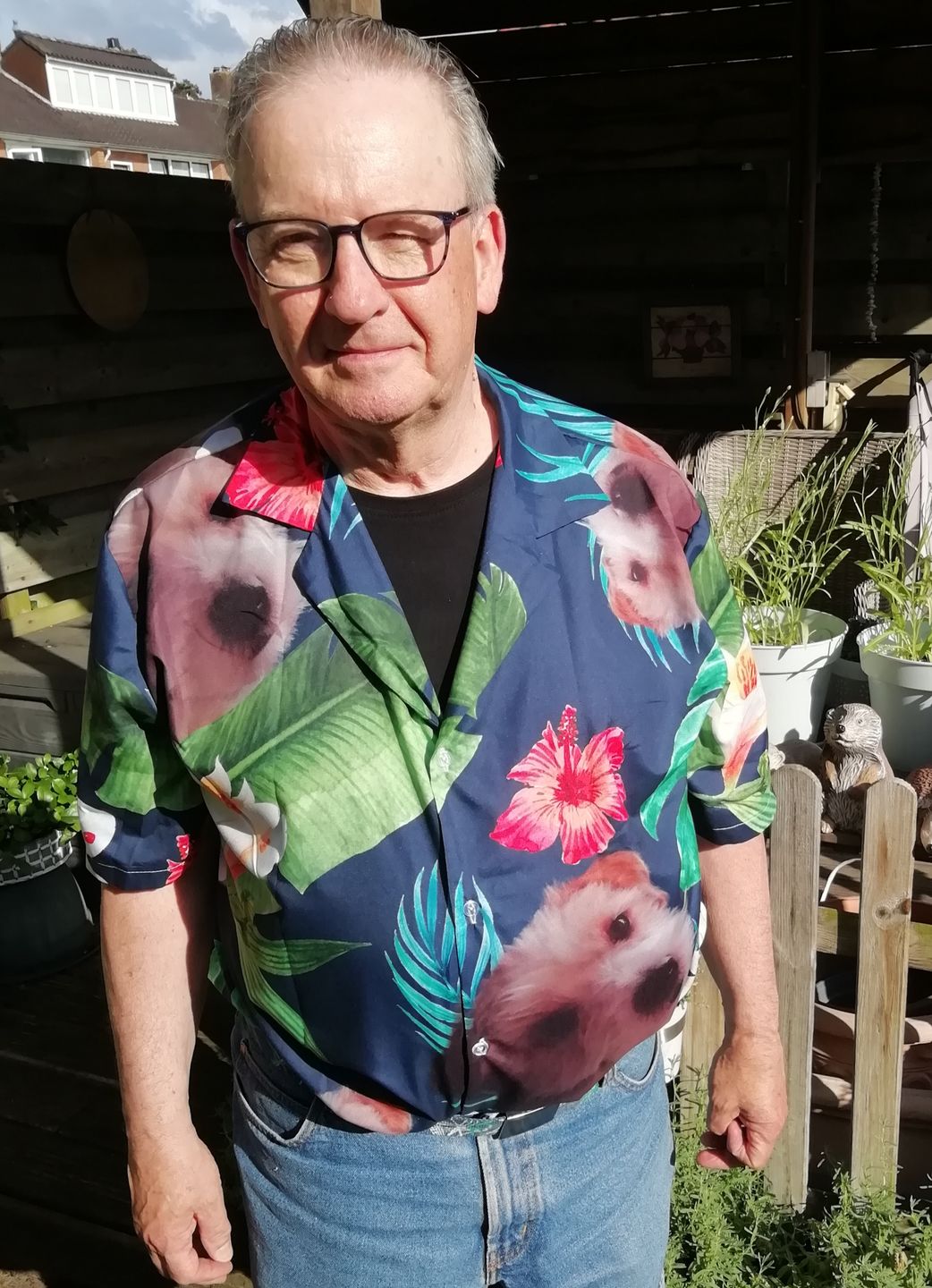 Customer photo review of Jouw foto - Gepersonaliseerd Hawaiiaans hemd