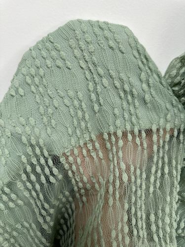 Customer photo review of Manifesting You Mesh Ruched Detail Maxi Dress