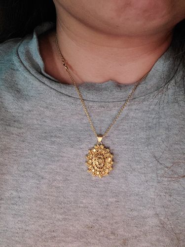 Customer photo review of Mini Relikaryo Pendant Necklace