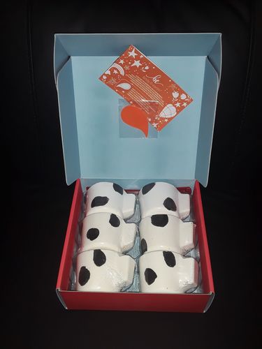 Customer photo review of 6 PCS Milk Series Bath Bombs Gift Set