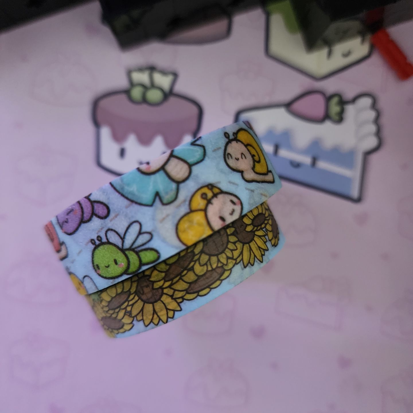 Customer photo review of Sunflower Critters Washi Tape (Set of 2)