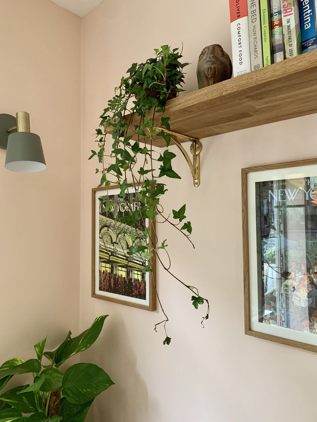 Customer photo review of Ironbridge Brass Shelf Brackets