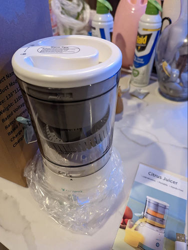 Customer photo review of Automatic Household Electric Juicer Home Care ©