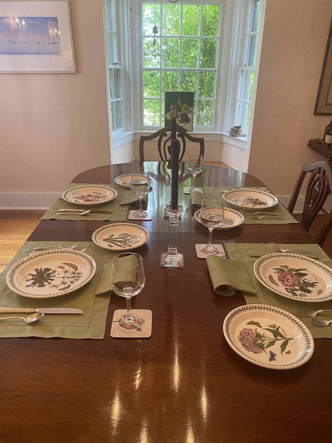 Customer photo review of Classic Hemstitch Napkins, Set of 4