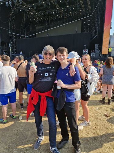 Customer photo review of Your Favorite Song T-Shirt Music Player