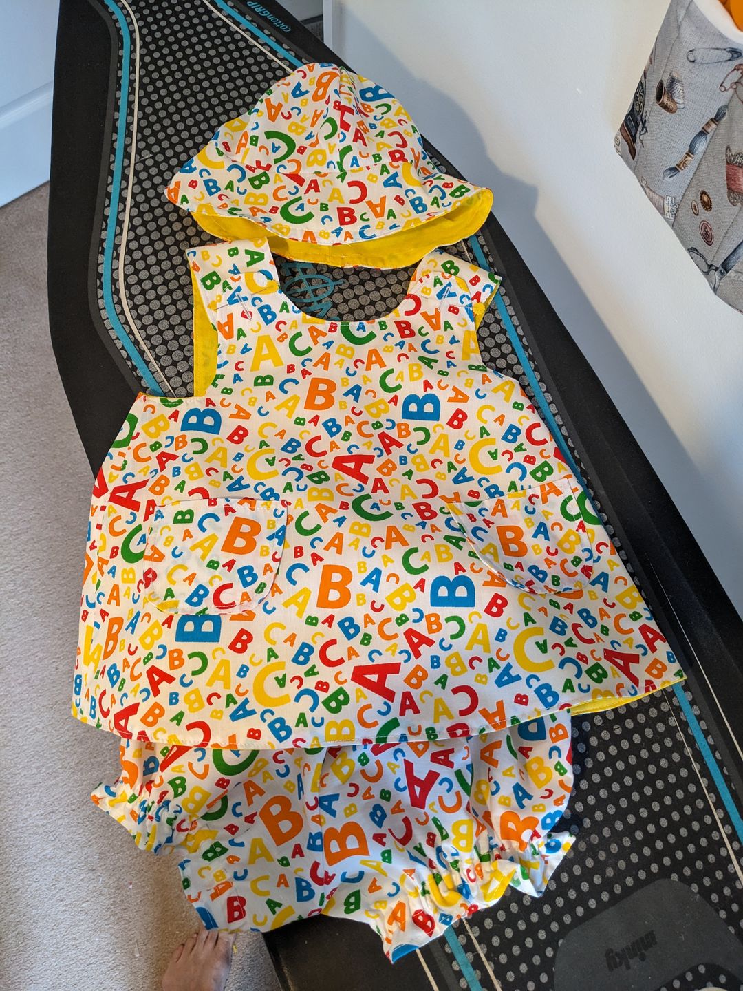 Customer photo review of ABC Polycotton Fabric