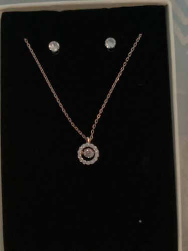 Customer photo review of Tiffany Cubic Zirconia Ear Piercing Earrings