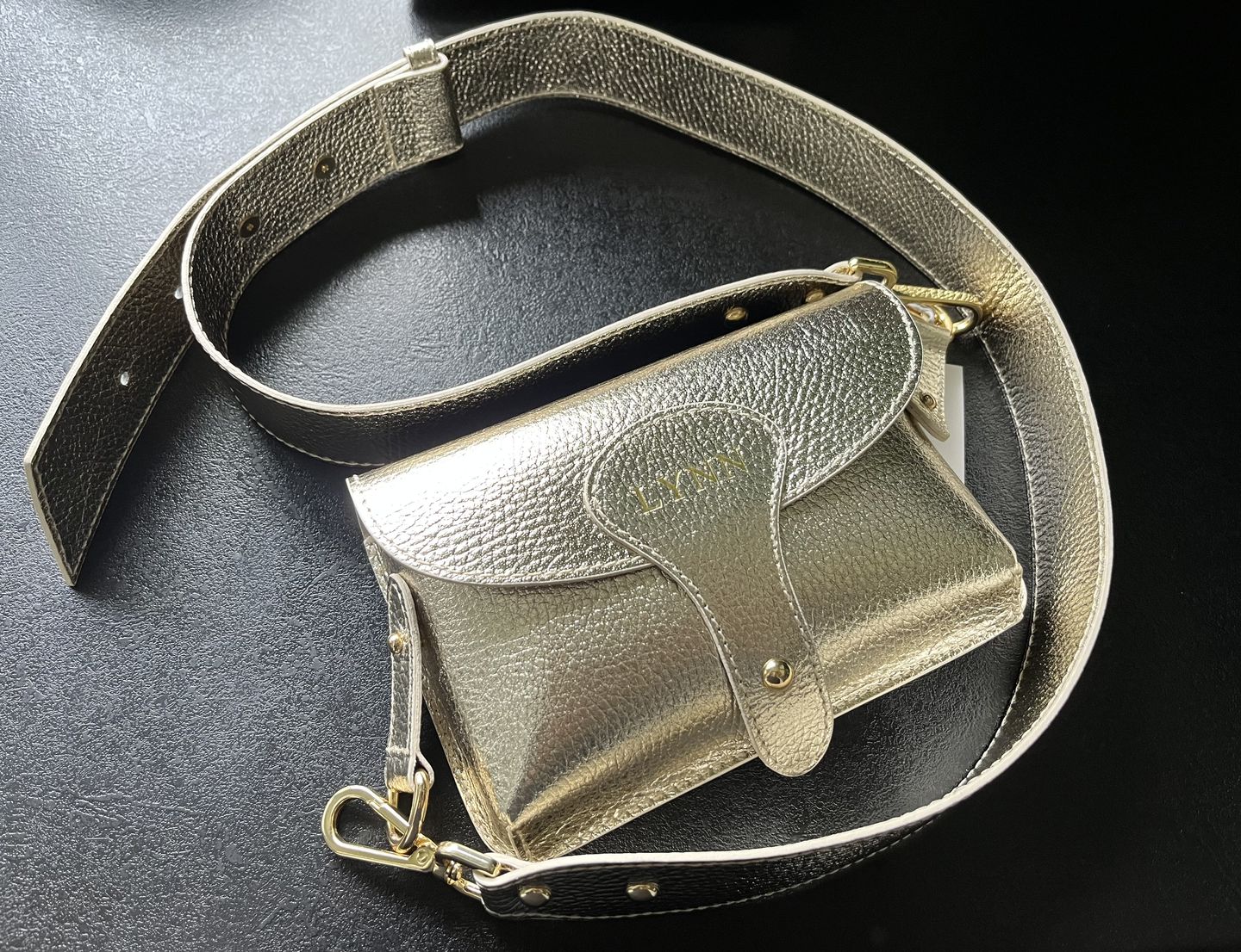 Customer photo review of Luca Small Crossbody Bag