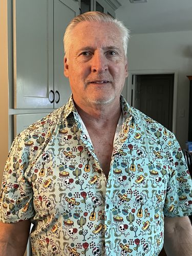 Customer photo review of Super Stretch - Mexican Fiesta Hawaiian Shirt