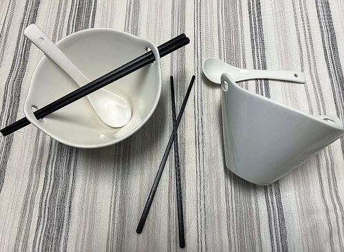 Customer photo review of Ramen Noodle Bowl Set - Set of 2