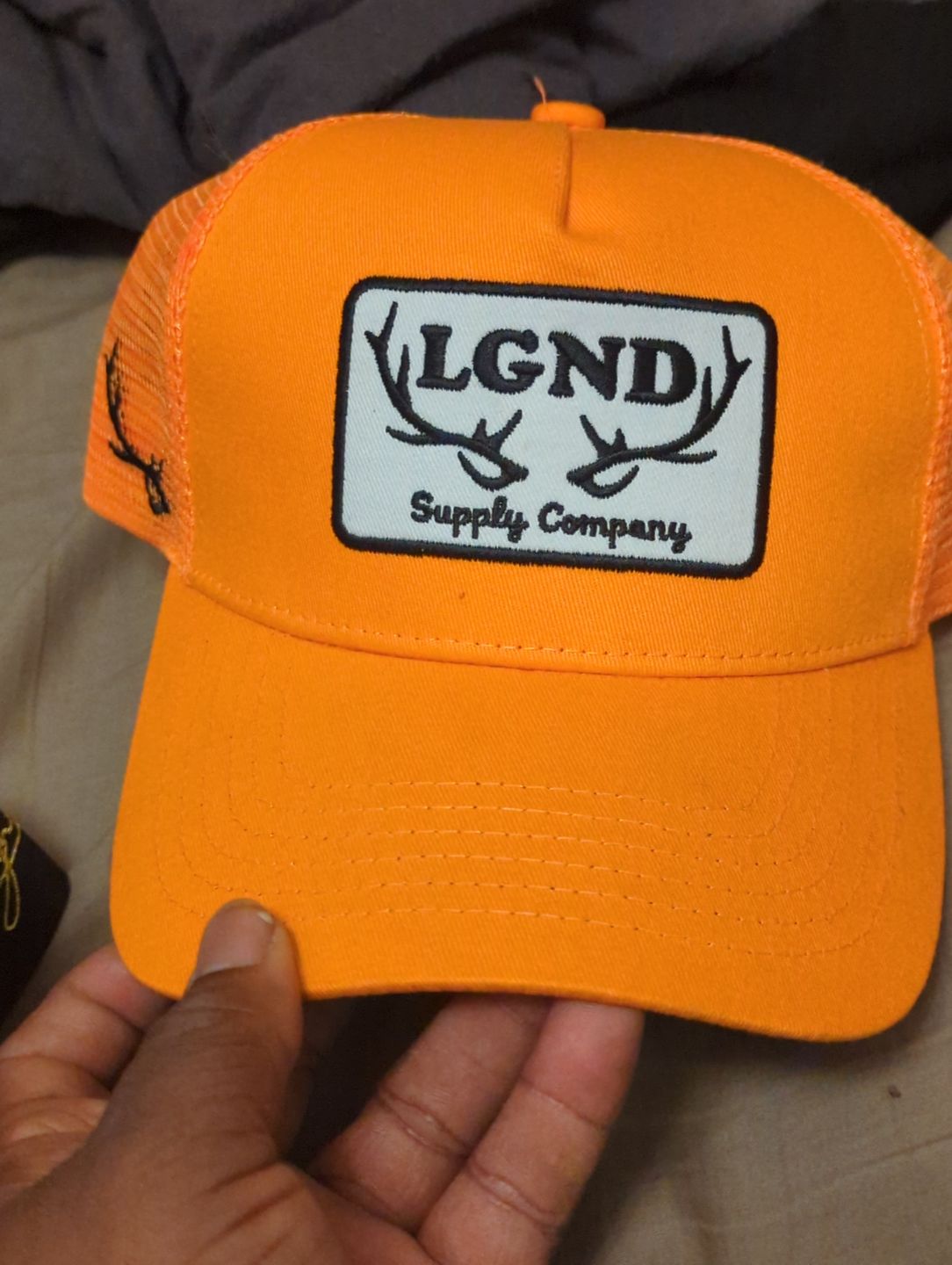 Customer photo review of Hunter Orange Snapback