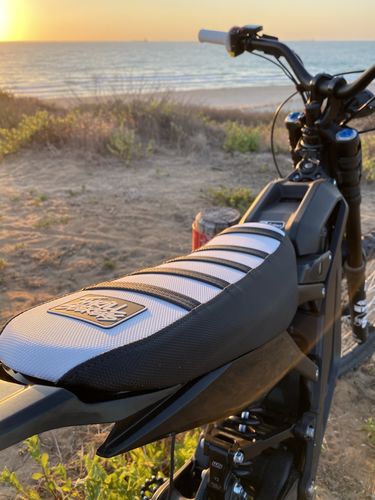 Customer photo review of Custom Seat Cover: Sur-Ron X