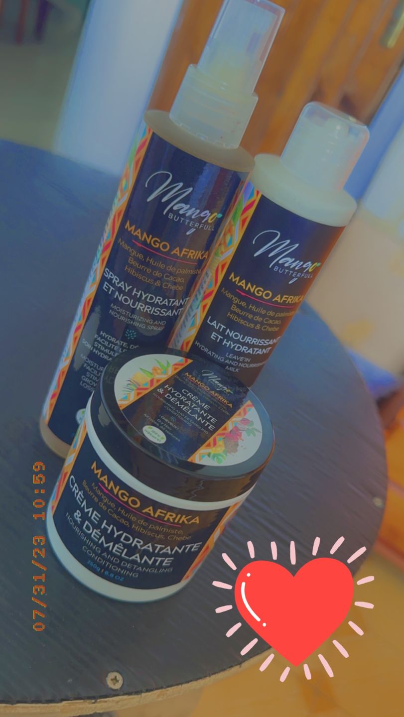Customer photo review of Crème hydratante et démêlante  2 en 1  - MANGO AFRIKA