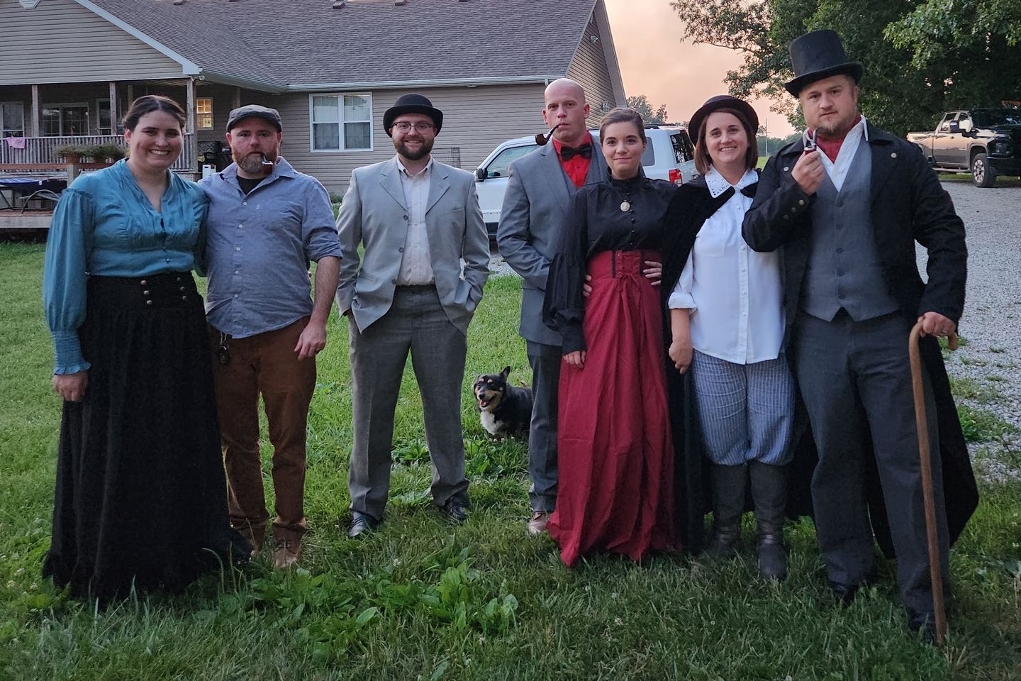 Customer photo review of Sherlock Holmes Murder Mystery Host Your Own Game Kit