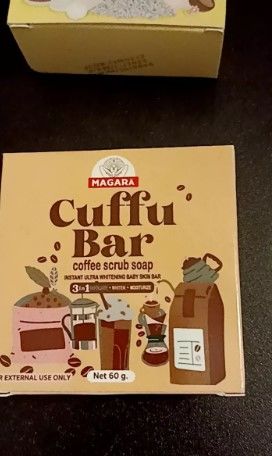 Customer photo review of MAGARA SKIN Cuffu Bar 3in1 Scrub Soap & Cuffu Buff 60g