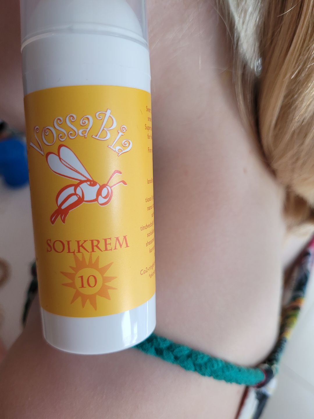Customer photo review of Solkrem faktor 10