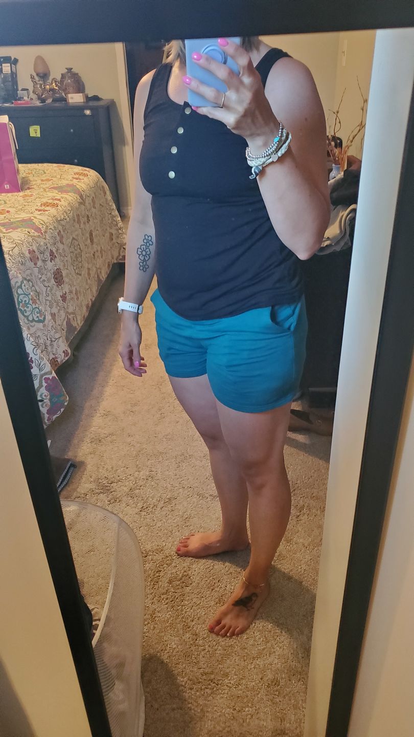 Customer photo review of *Freshly Baked* Henley Tank