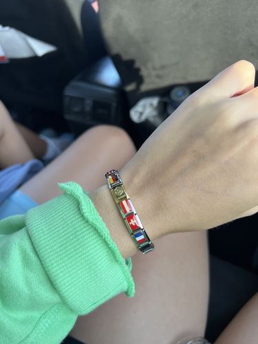 Customer photo review of Original Italian Charm Bracelet