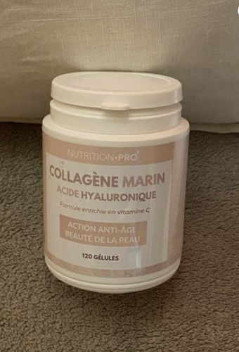 Customer photo review of COLLAGÈNE MARIN HYDROLYSÉ / ACIDE HYALURONIQUE - 120 GÉLULES