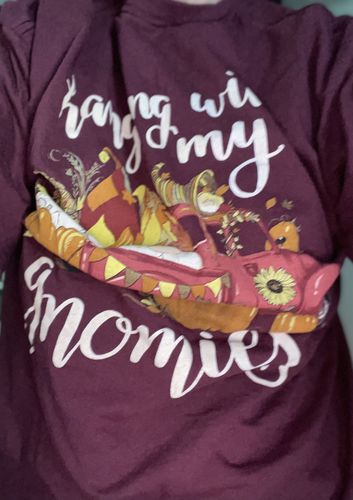Customer photo review of Mystery Tee