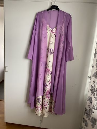 Customer photo review of Dwuczęściowa sukienka na ramiączkach z nadrukiem