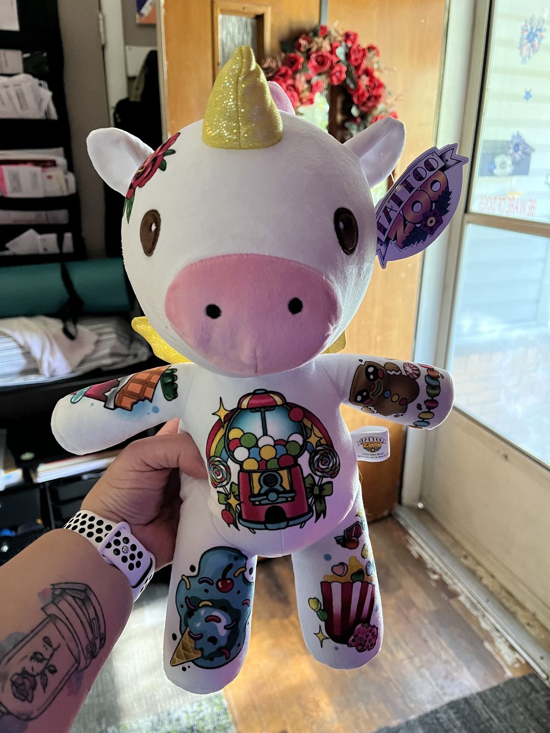 Customer photo review of Candy the Unicorn