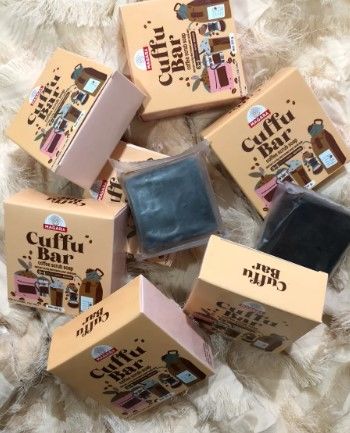 Customer photo review of MAGARA SKIN Cuffu Bar 3in1 Scrub Soap & Cuffu Buff 60g