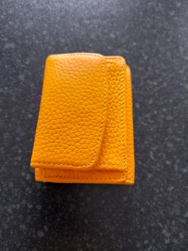 Customer photo review of Handmade RFID Soft Leather Purse