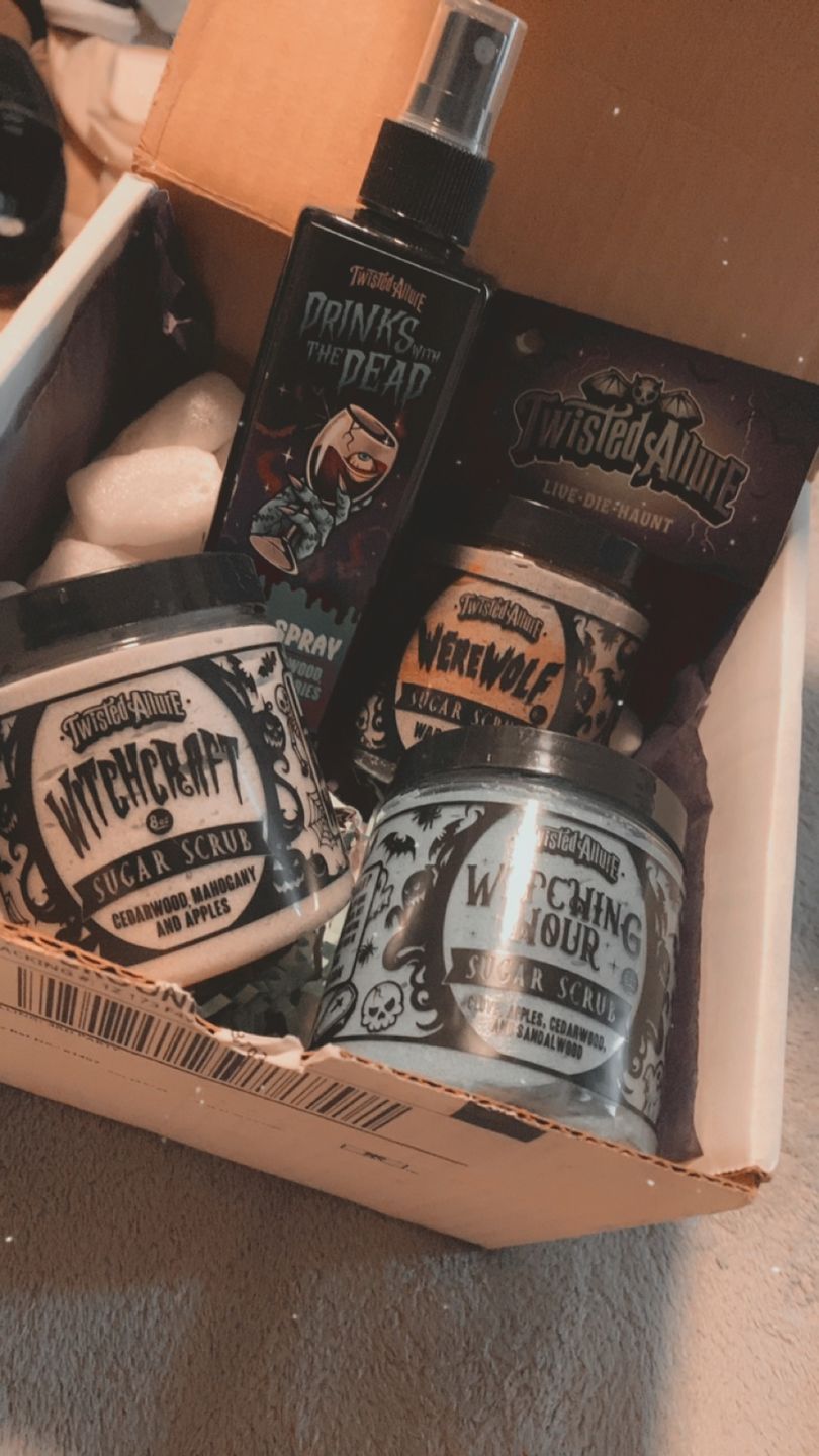 Customer photo review of Werewolf  Sugar Scrub (Warm Rustic Woods)