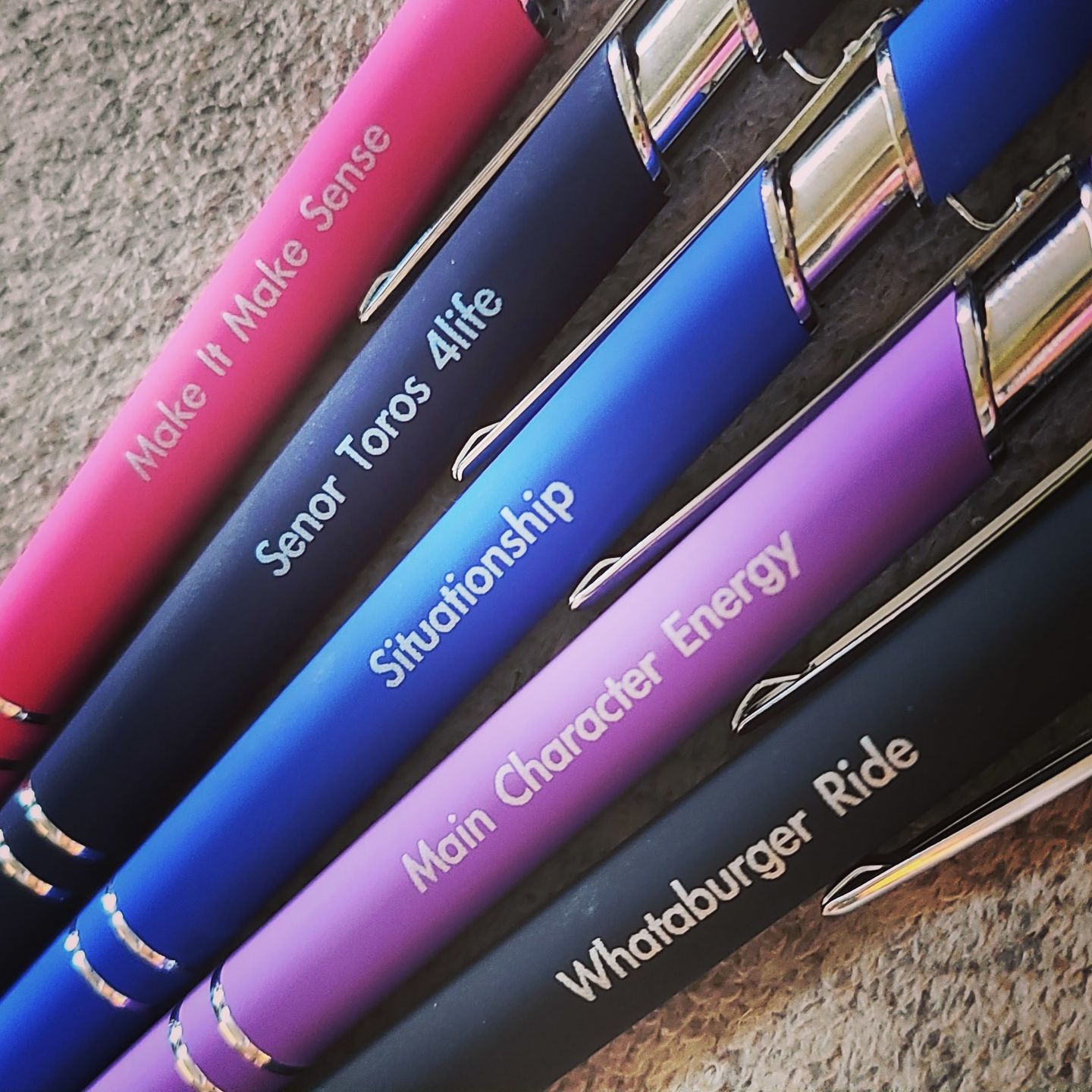 Customer photo review of Custom Engraved Pens