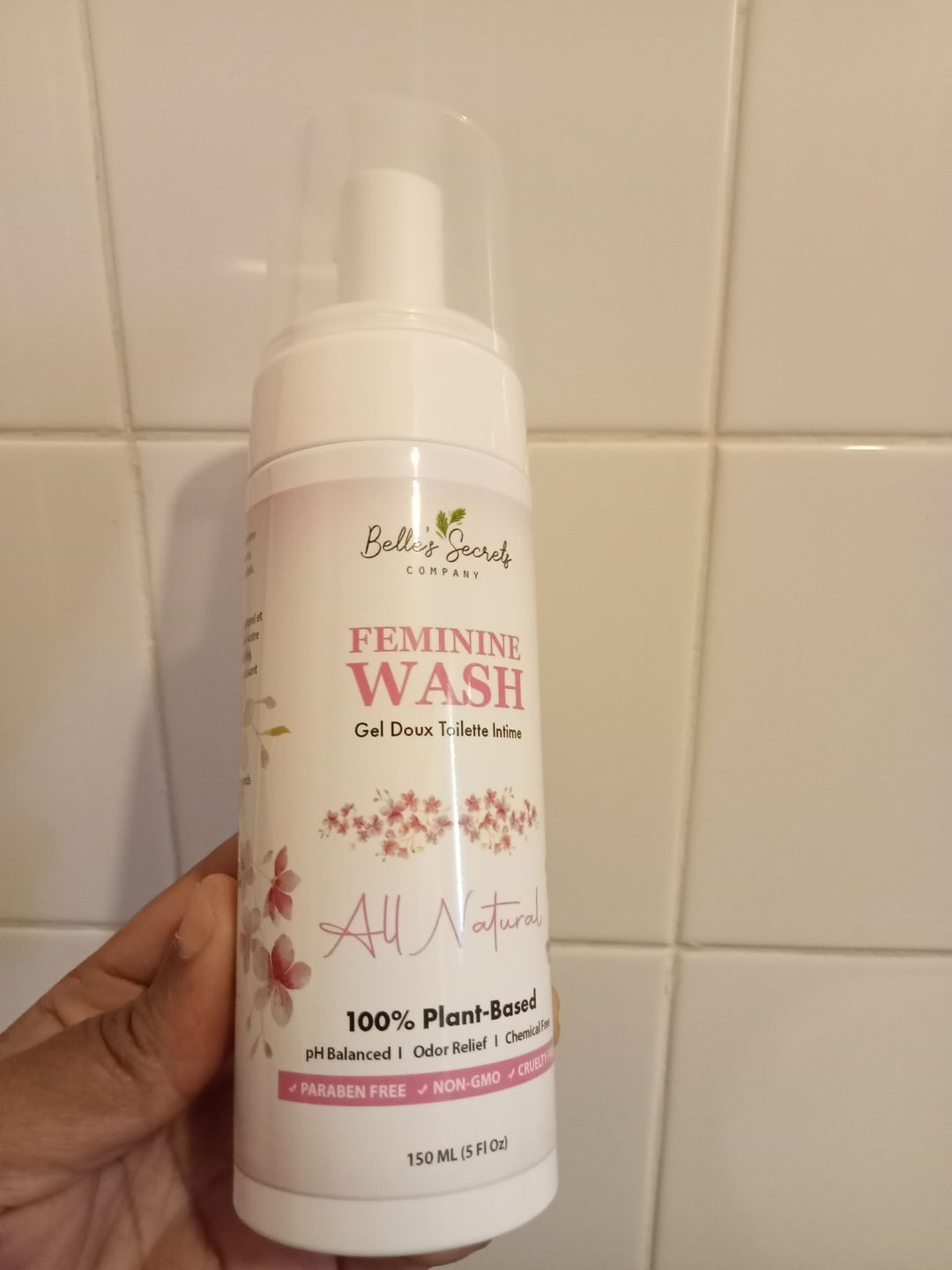 Customer photo review of Natural Yoni Wash