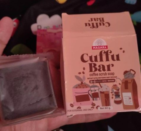 Customer photo review of MAGARA SKIN Cuffu Bar 3in1 Scrub Soap & Cuffu Buff 60g