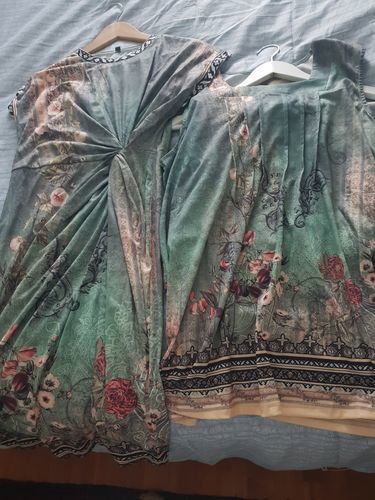 Customer photo review of Sukienka z nadrukiem vintage