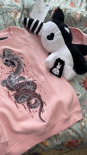 Customer photo review of Death Of Cupid Crew Neck (PINK)