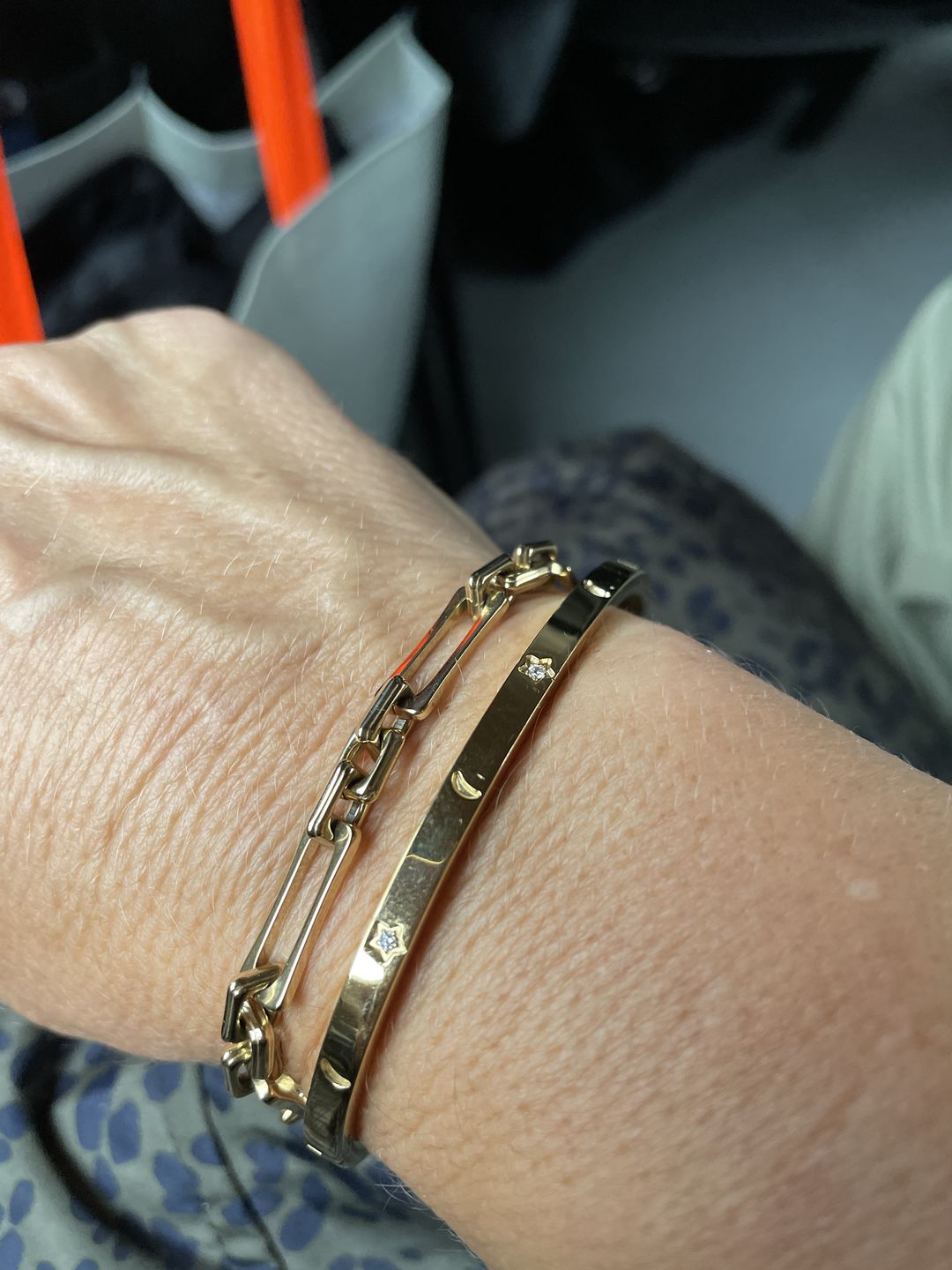 Customer photo review of The Lovers Chain Bracelet