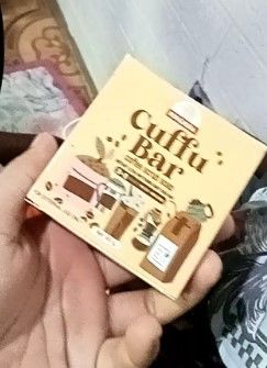 Customer photo review of MAGARA SKIN Cuffu Bar 3in1 Scrub Soap & Cuffu Buff 60g