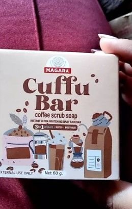 Customer photo review of MAGARA SKIN Cuffu Bar 3in1 Scrub Soap & Cuffu Buff 60g