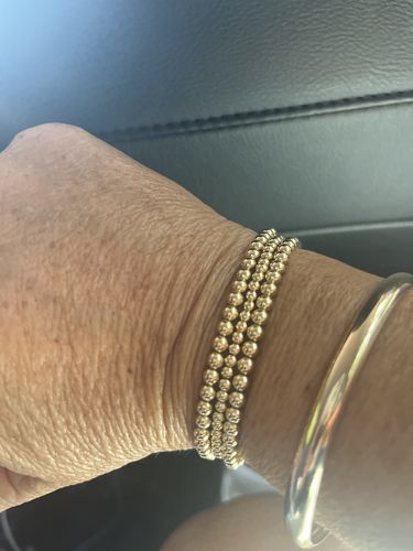 Customer photo review of juno bracelet (4mm)
