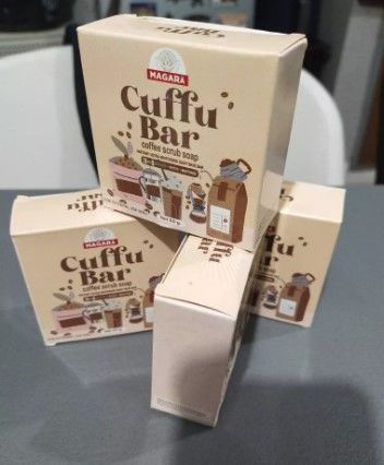 Customer photo review of MAGARA SKIN Cuffu Bar 3in1 Scrub Soap & Cuffu Buff 60g