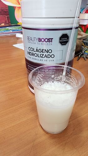 Customer photo review of COLÁGENO HIDROLIZADO CON VITAMINA C, D3, BIOTINA Y SEMILLAS DE UVA