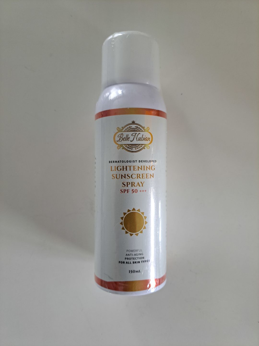 Customer photo review of Lightening Sunscreen
