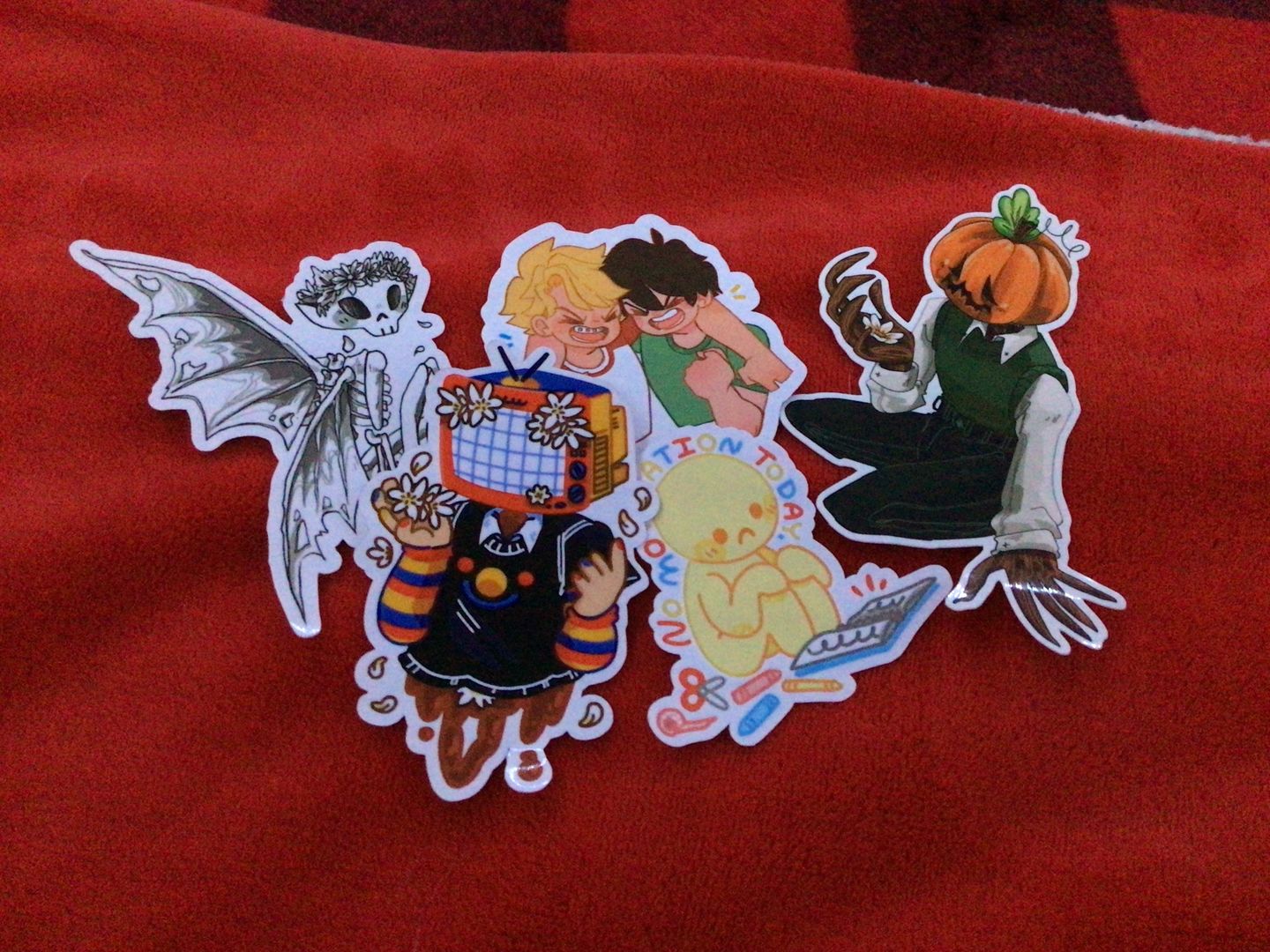 Customer photo review of TV Head Gore Stickers