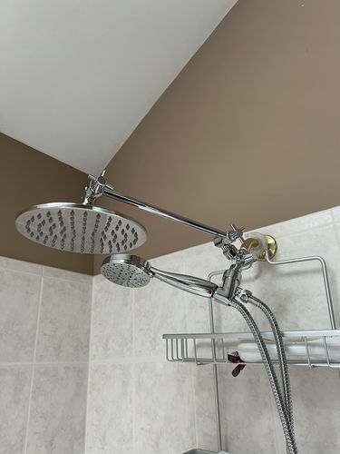 Customer photo review of 3-Spray Dual Shower Head Set
