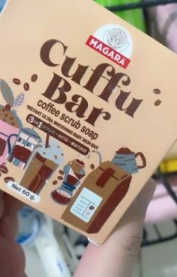 Customer photo review of MAGARA SKIN Cuffu Bar 3in1 Scrub Soap & Cuffu Buff 60g