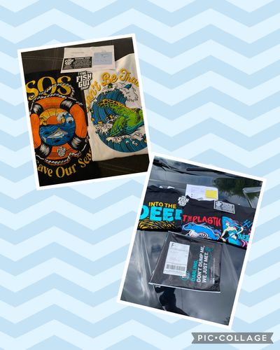 Customer photo review of Don't Be Trashy Tee