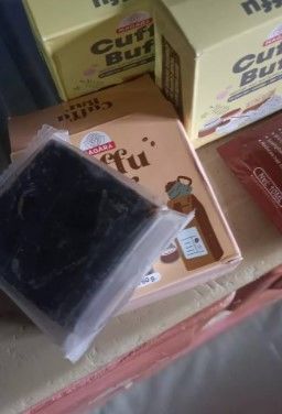 Customer photo review of MAGARA SKIN Cuffu Bar 3in1 Scrub Soap & Cuffu Buff 60g